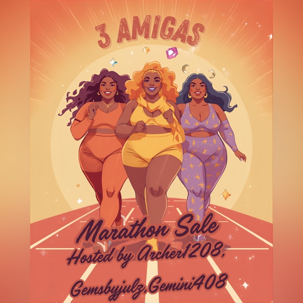 2/21. 3 Amigas marathon all Sales are Final